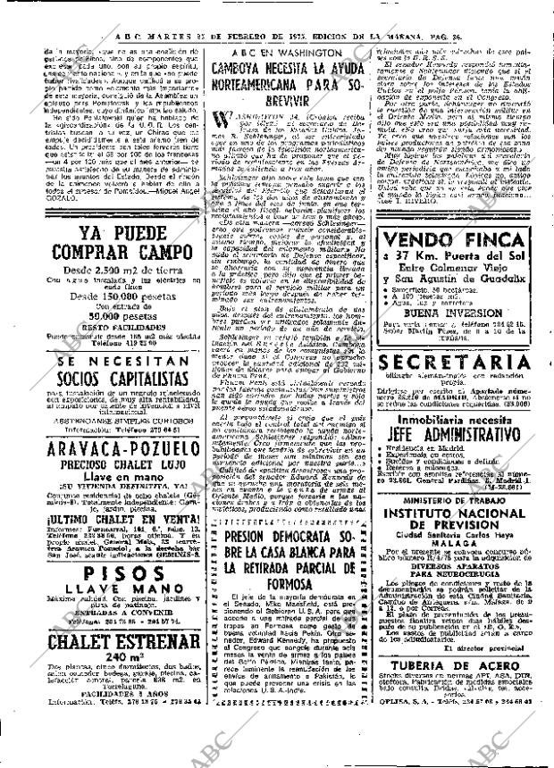 ABC MADRID 25-02-1975 página 36