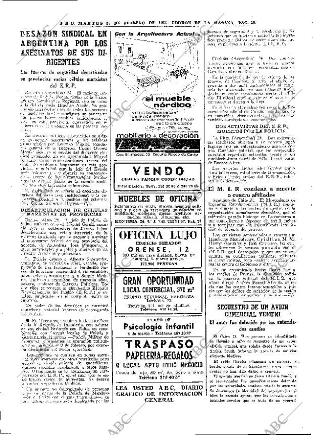 ABC MADRID 25-02-1975 página 38