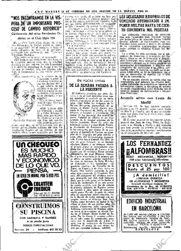 ABC MADRID 25-02-1975 página 40