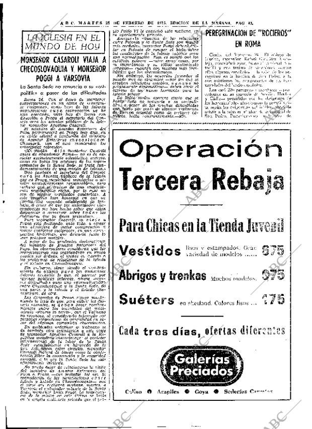 ABC MADRID 25-02-1975 página 43