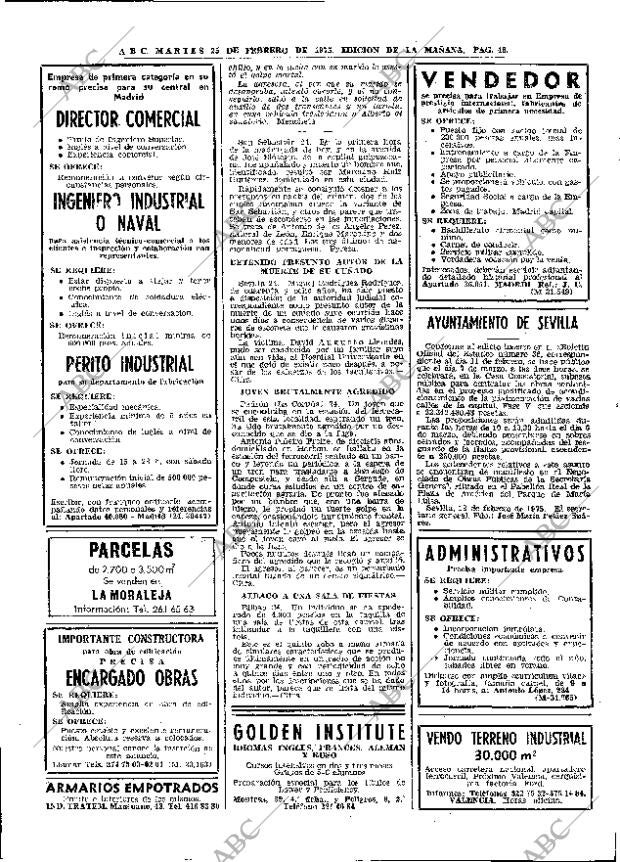 ABC MADRID 25-02-1975 página 46