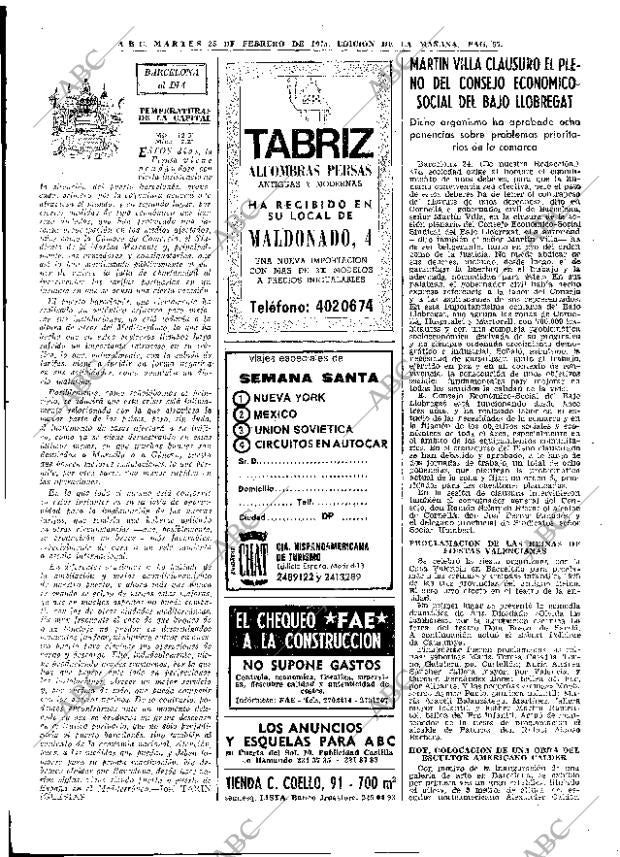 ABC MADRID 25-02-1975 página 57