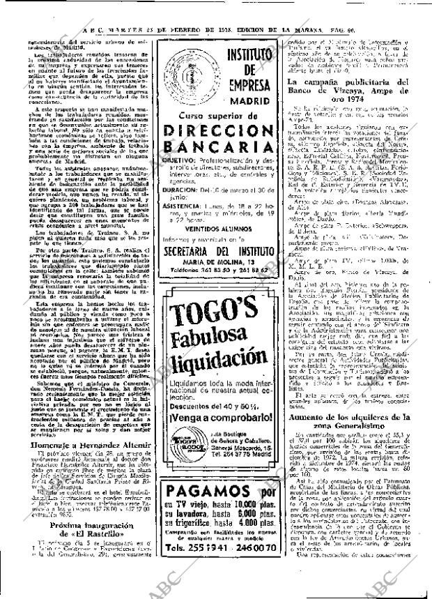 ABC MADRID 25-02-1975 página 60