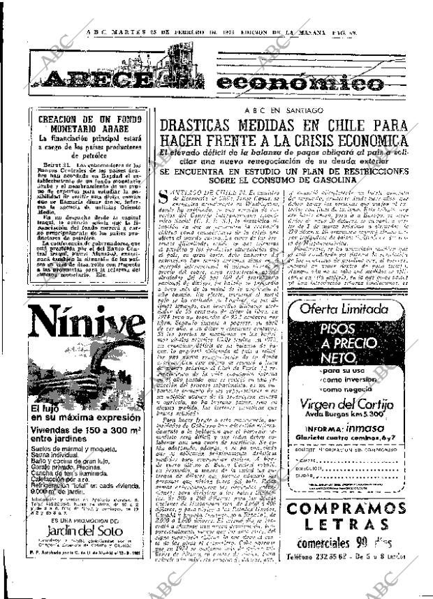 ABC MADRID 25-02-1975 página 69
