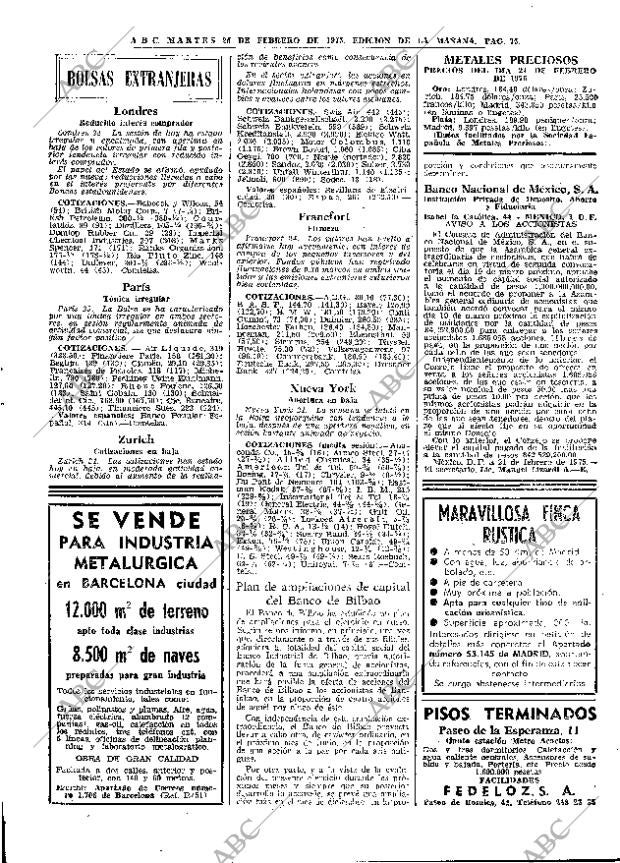 ABC MADRID 25-02-1975 página 75