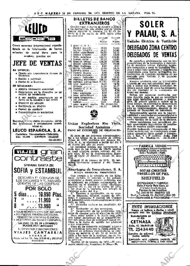 ABC MADRID 25-02-1975 página 76