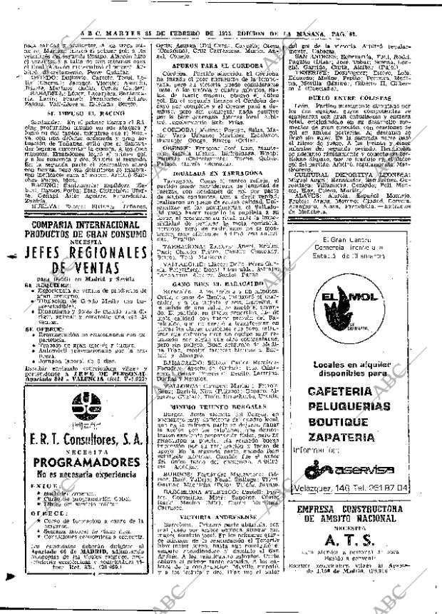 ABC MADRID 25-02-1975 página 82