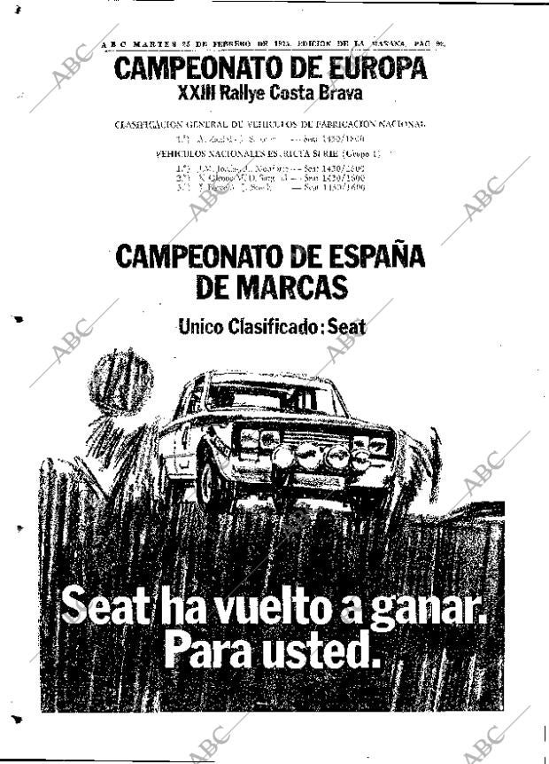 ABC MADRID 25-02-1975 página 92