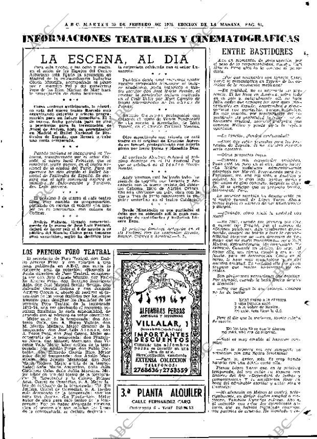 ABC MADRID 25-02-1975 página 95