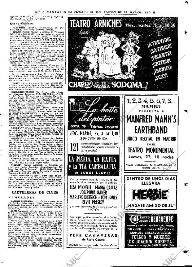 ABC MADRID 25-02-1975 página 99