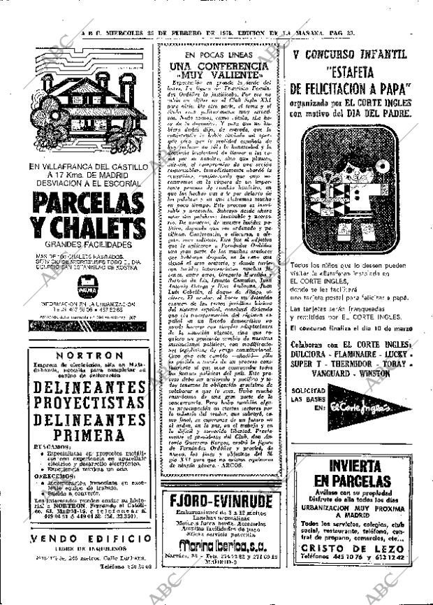 ABC MADRID 26-02-1975 página 20