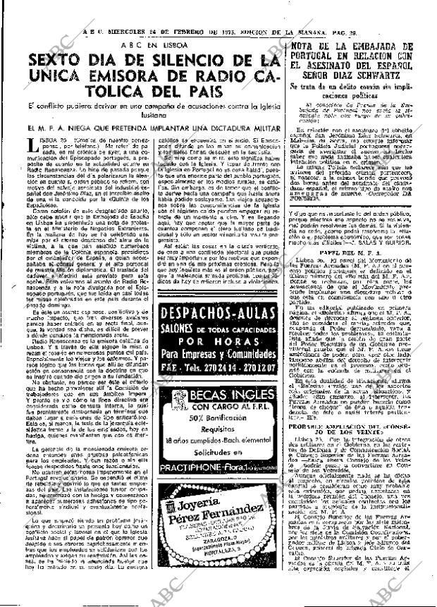ABC MADRID 26-02-1975 página 29