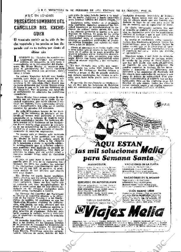 ABC MADRID 26-02-1975 página 31