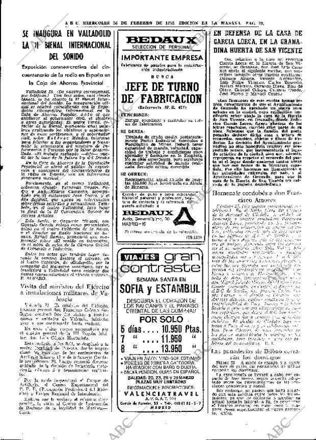 ABC MADRID 26-02-1975 página 39