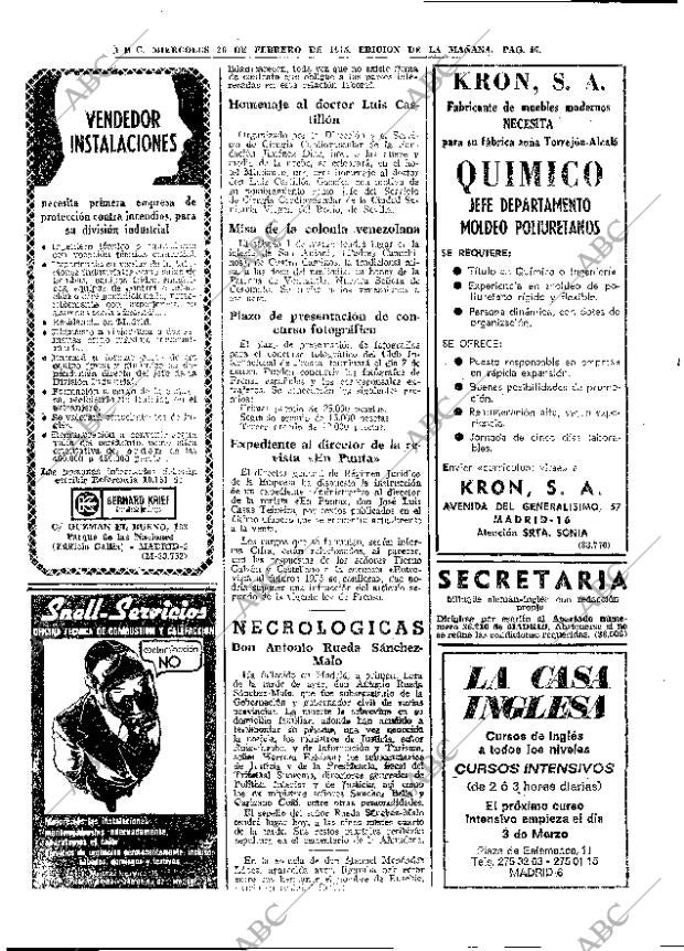 ABC MADRID 26-02-1975 página 46