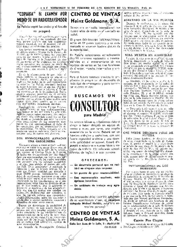 ABC MADRID 26-02-1975 página 47