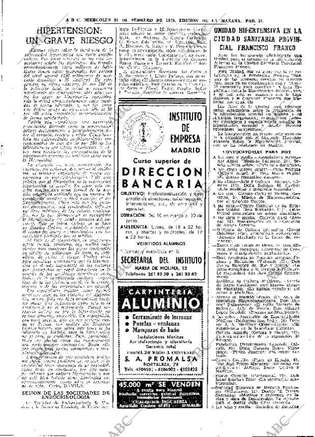 ABC MADRID 26-02-1975 página 51