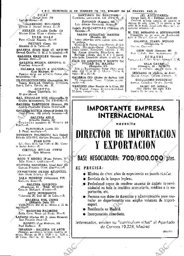 ABC MADRID 26-02-1975 página 53
