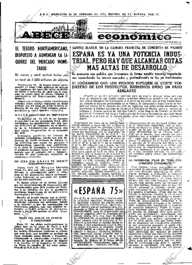 ABC MADRID 26-02-1975 página 57