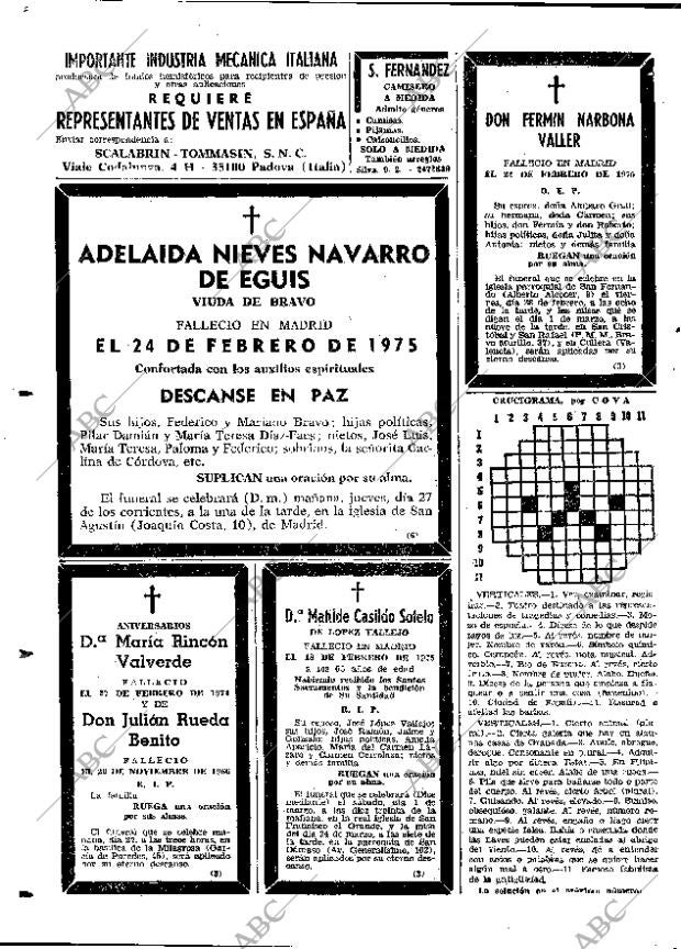 ABC MADRID 26-02-1975 página 90