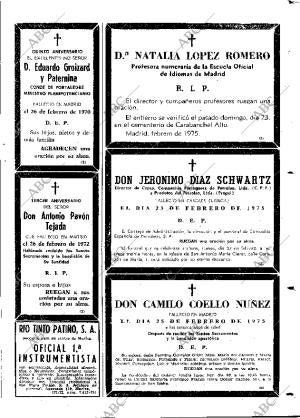 ABC MADRID 26-02-1975 página 91