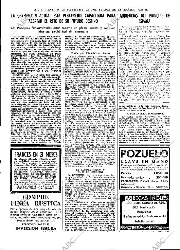 ABC MADRID 27-02-1975 página 21