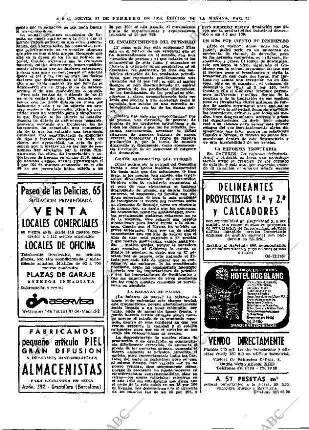 ABC MADRID 27-02-1975 página 22