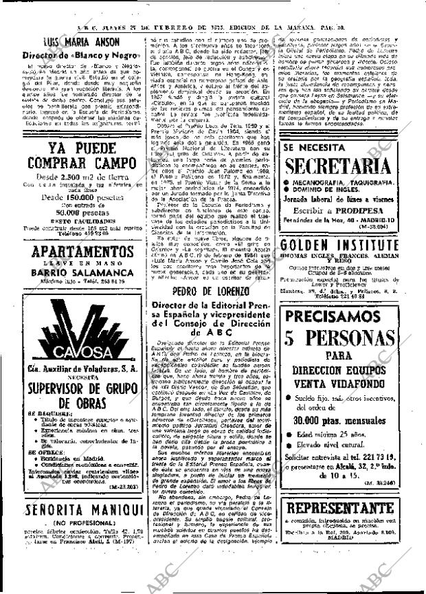 ABC MADRID 27-02-1975 página 30