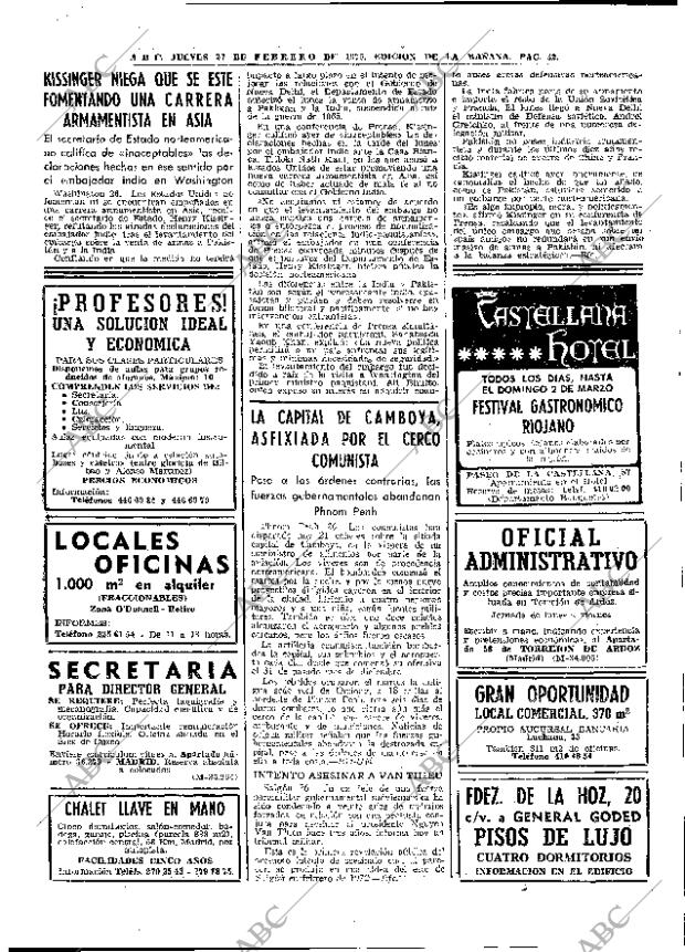 ABC MADRID 27-02-1975 página 32