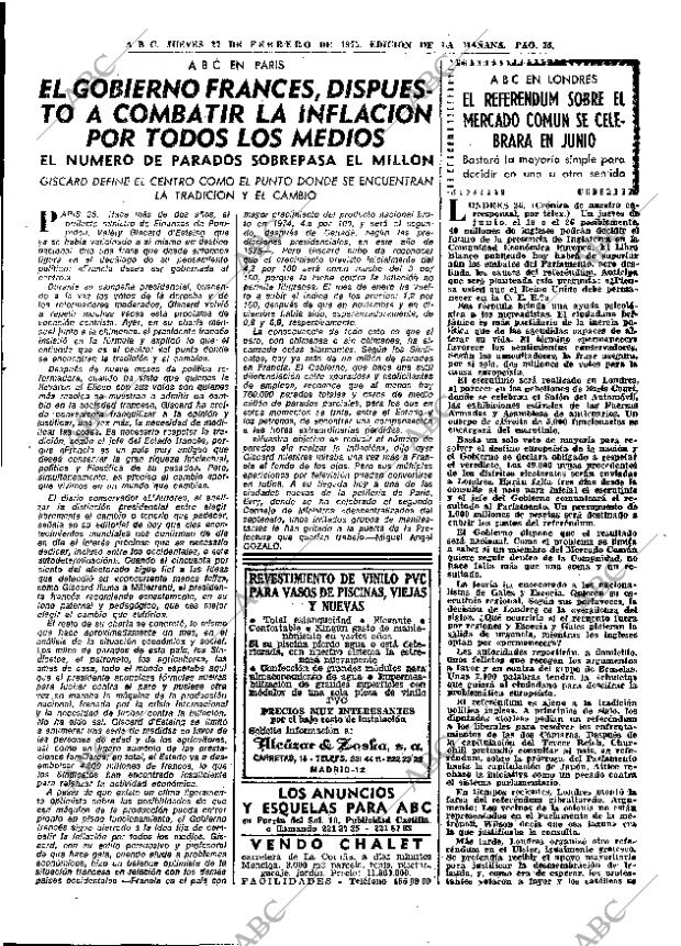 ABC MADRID 27-02-1975 página 35