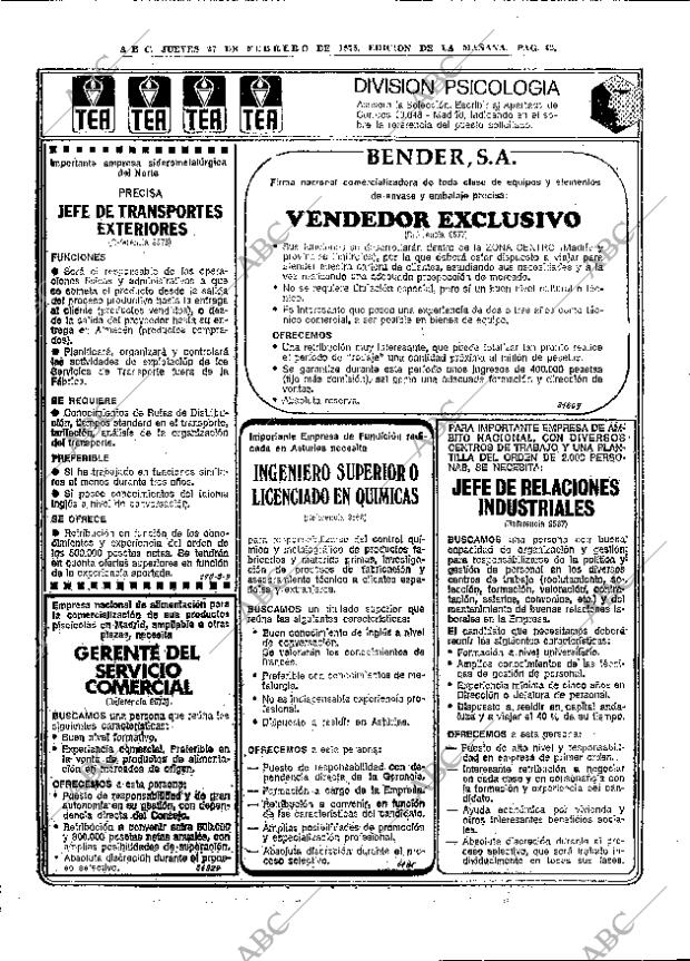 ABC MADRID 27-02-1975 página 42