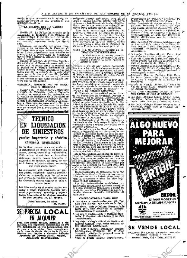 ABC MADRID 27-02-1975 página 61