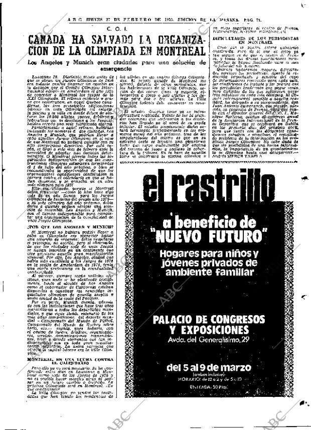 ABC MADRID 27-02-1975 página 77