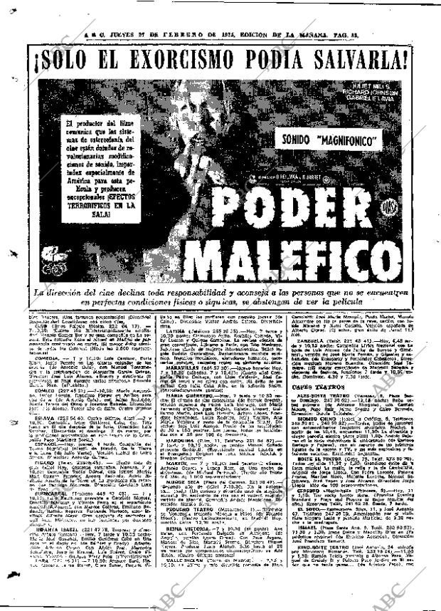 ABC MADRID 27-02-1975 página 82