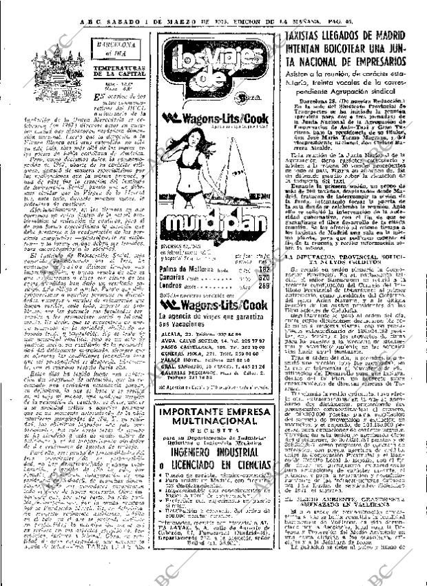 ABC MADRID 01-03-1975 página 45
