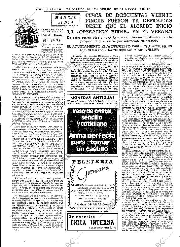 ABC MADRID 01-03-1975 página 47