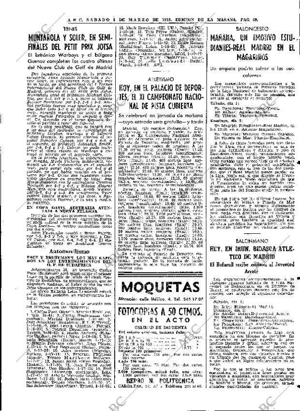 ABC MADRID 01-03-1975 página 69