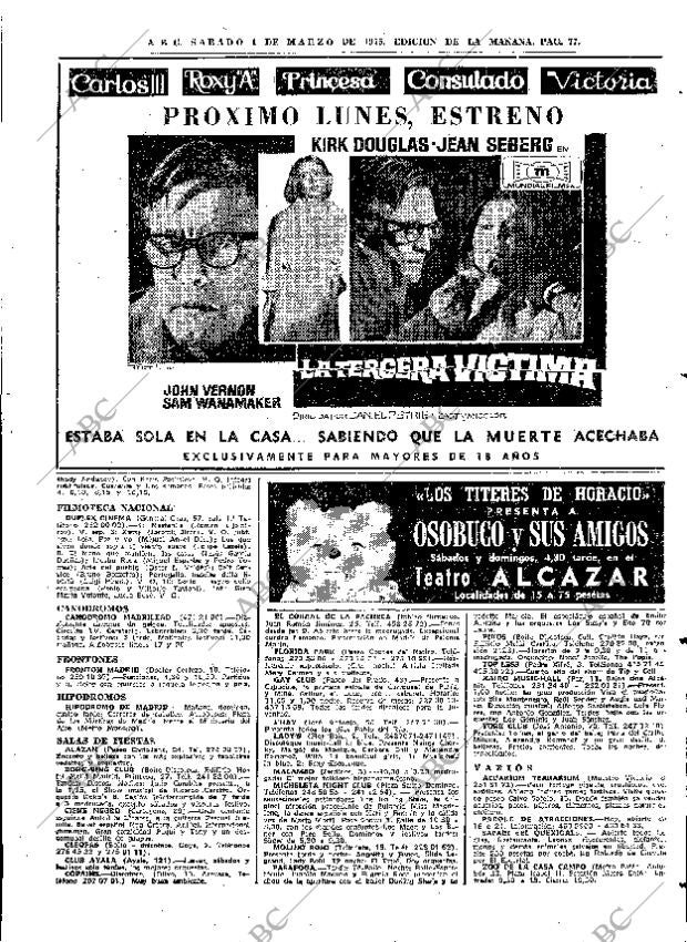 ABC MADRID 01-03-1975 página 77
