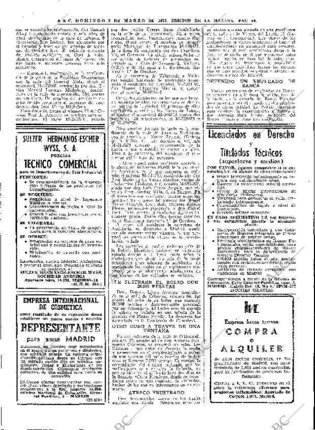 ABC MADRID 02-03-1975 página 44
