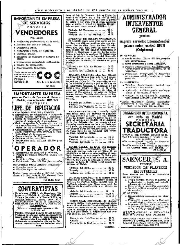 ABC MADRID 02-03-1975 página 62