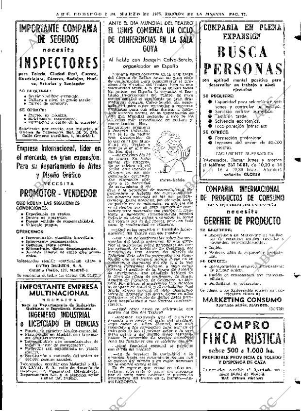 ABC MADRID 02-03-1975 página 77