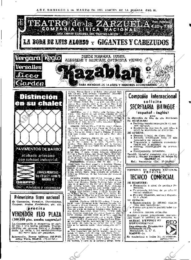 ABC MADRID 02-03-1975 página 81
