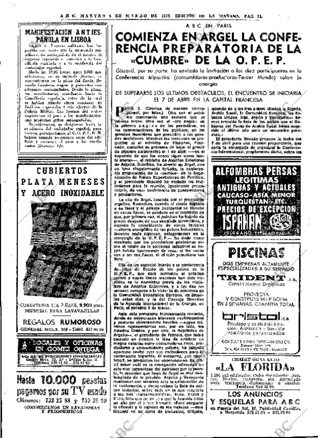 ABC MADRID 04-03-1975 página 21