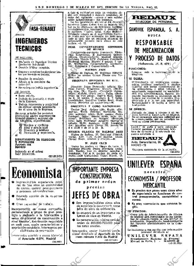 ABC MADRID 04-03-1975 página 82