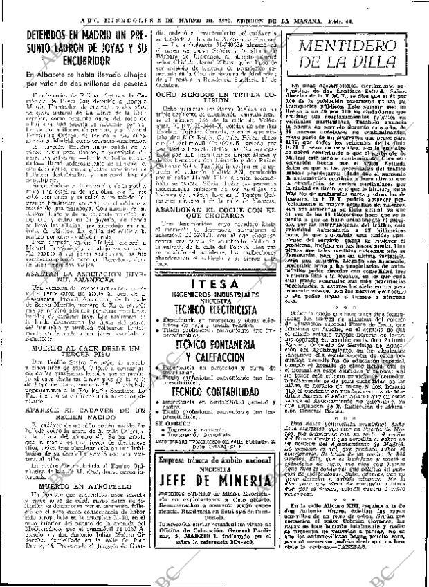 ABC MADRID 05-03-1975 página 44