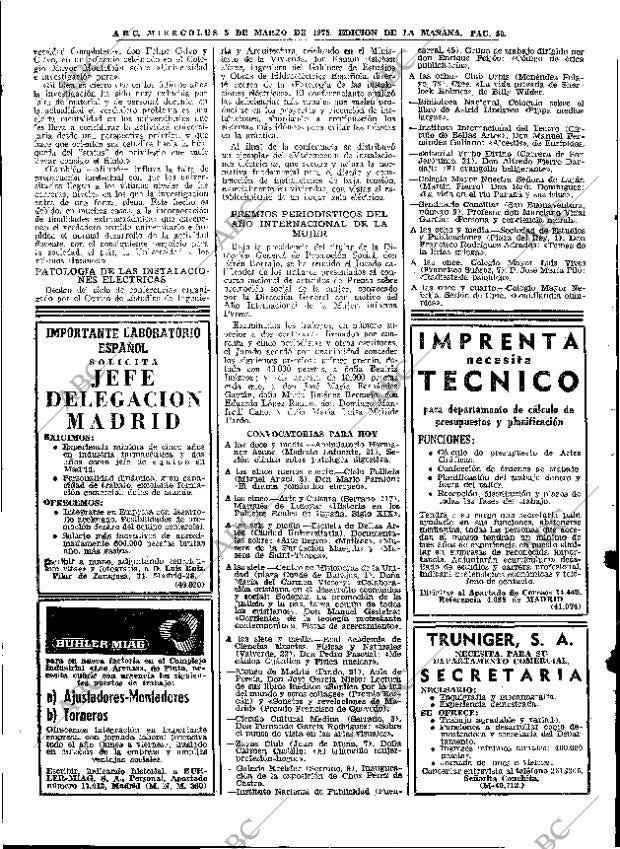 ABC MADRID 05-03-1975 página 50
