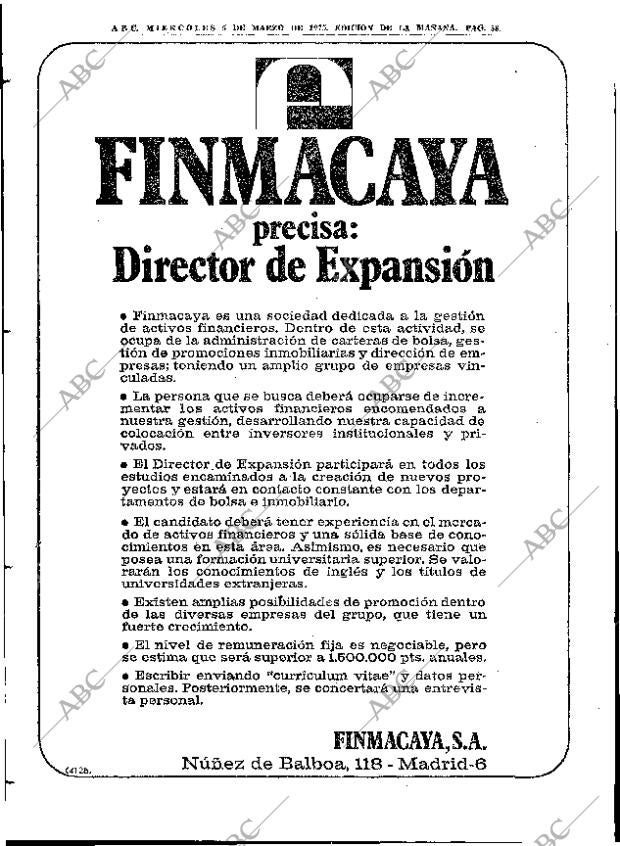 ABC MADRID 05-03-1975 página 58