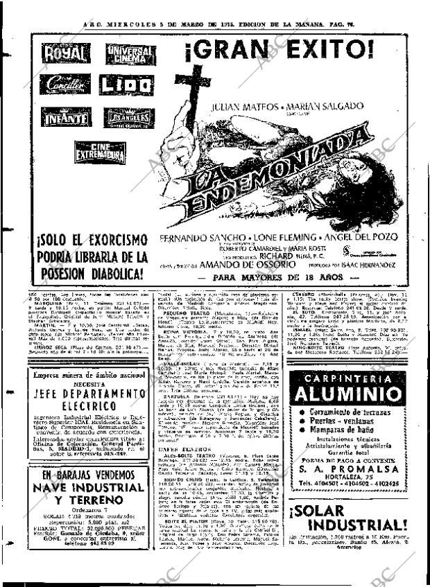 ABC MADRID 05-03-1975 página 76