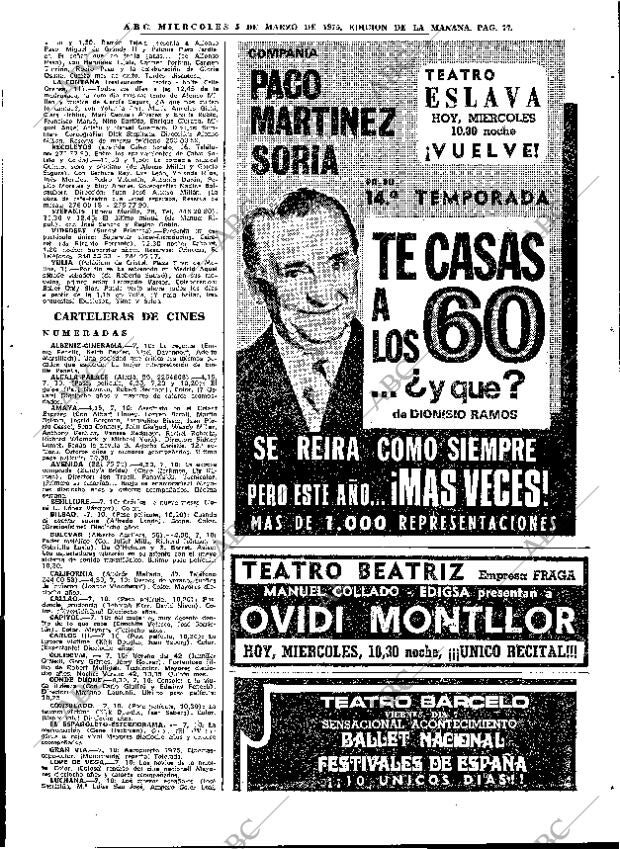 ABC MADRID 05-03-1975 página 77