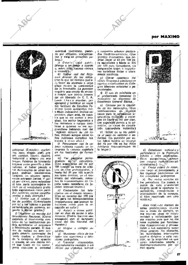 BLANCO Y NEGRO MADRID 08-03-1975 página 27